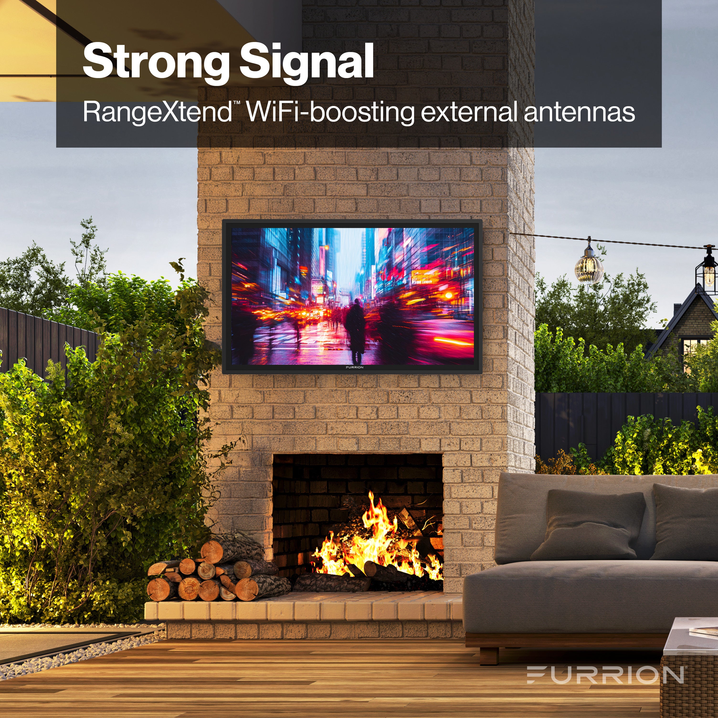 Furrion Aurora® Partial-Sun 2 4K LED Outdoor Smart TVAURORA-OUTDOOR-TV-PART-SUN-750