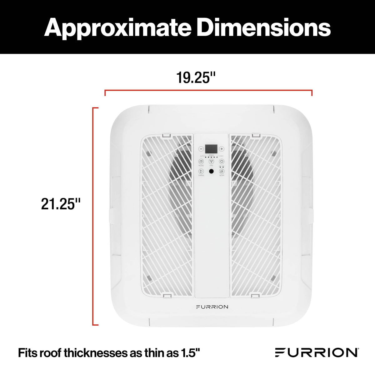 Furrion Chill® Cube Variable Speed Air Distribution Box with Remote for 13.5K & 15K (Excludes 15K Power Saver Unit) - White #FACT11QV3-PS-AM 2025066668