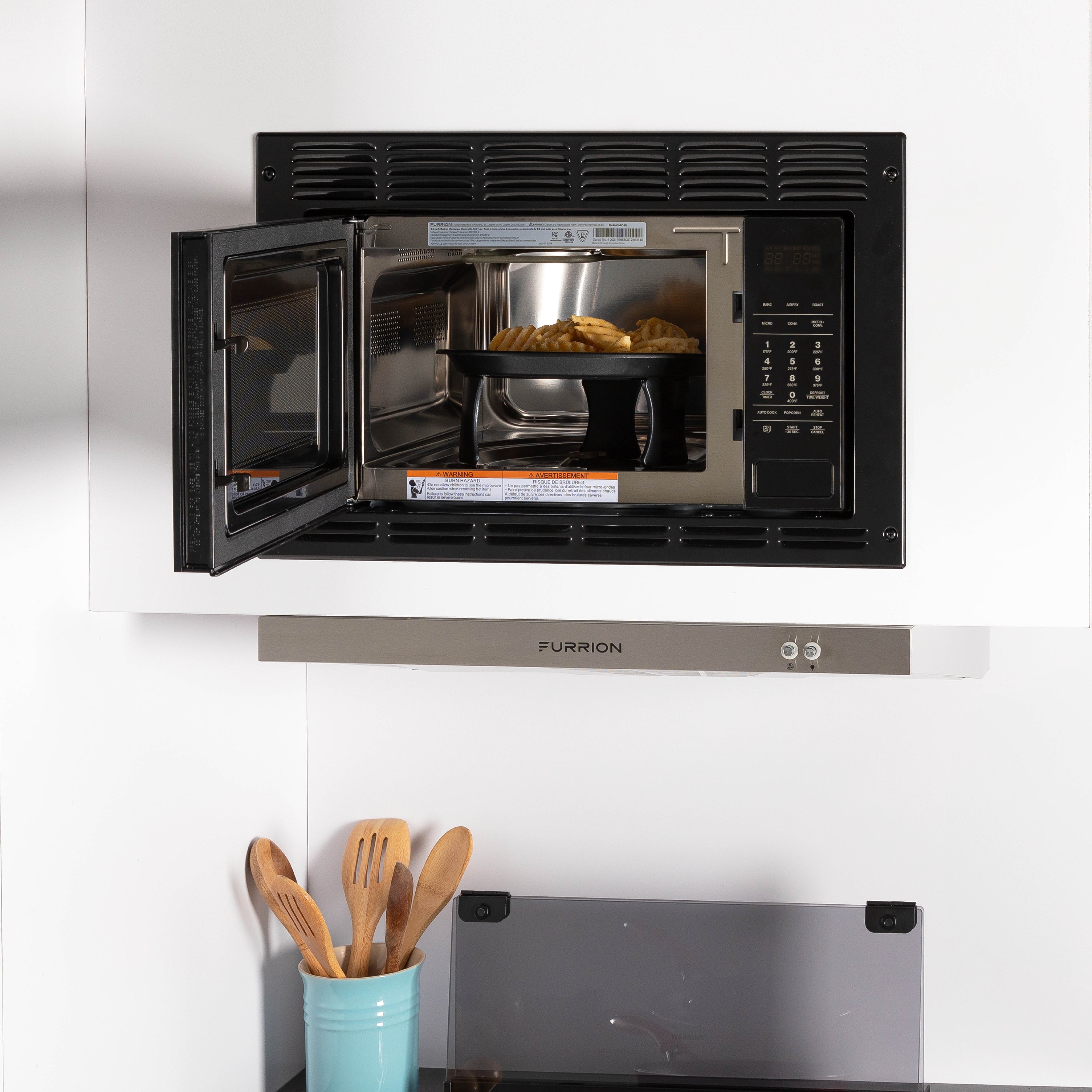 Furrion Trim Kit for 0.9 cu. ft. Built-In Convection Microwave Oven with Air Fryer #FMAML09-BL-TK2023050378