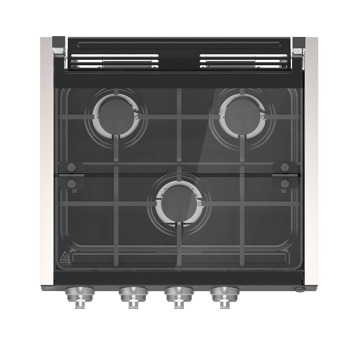 Furrion 3-Burner Gas RV Cooktop with Glass Cover - 20"RV-3-BURNER-GAS-COOKTOP