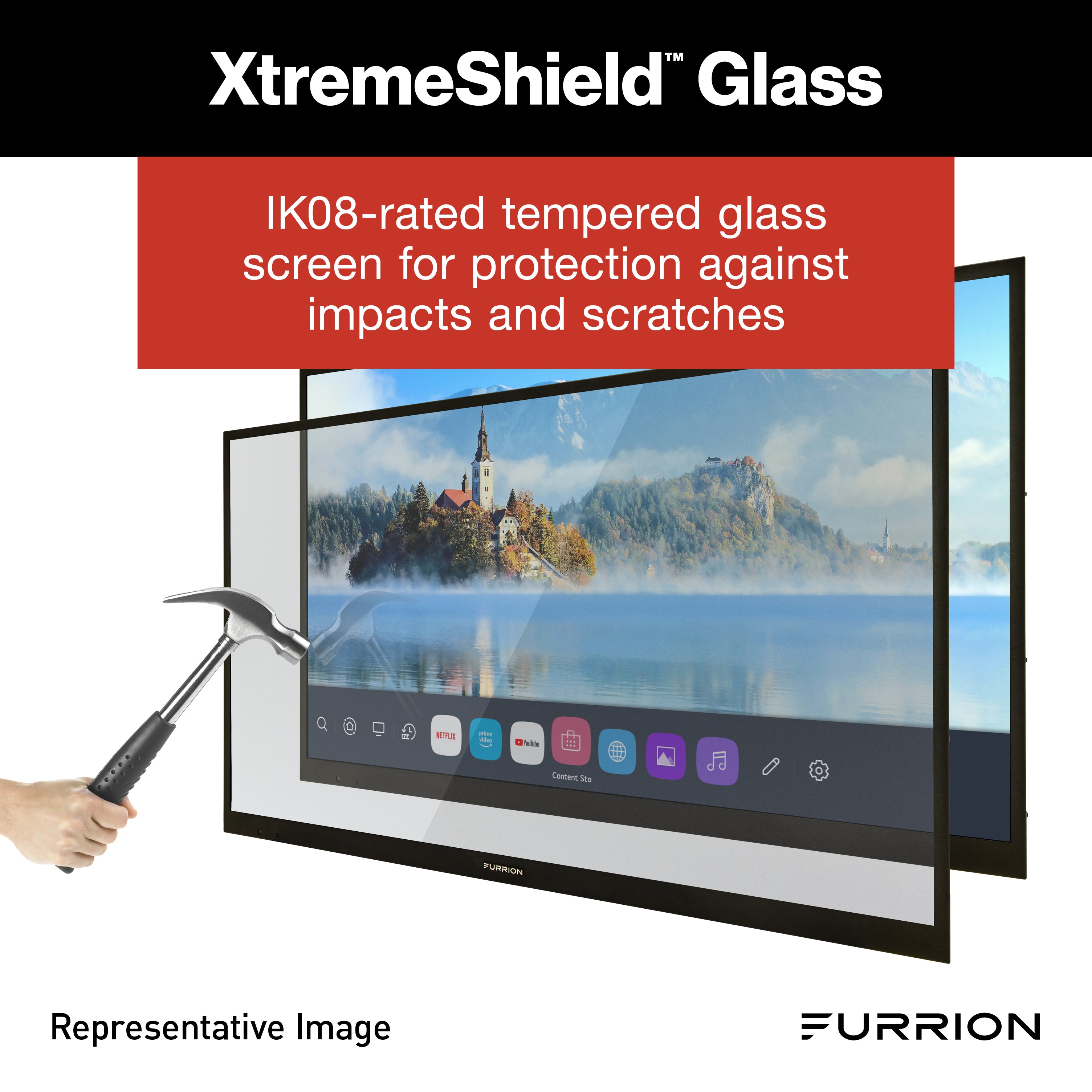 Furrion Aurora® Full-Shade 4K LED Outdoor Smart TVOUTDOOR-SMART-TV-FULL-SHADE