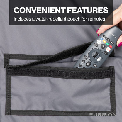 Furrion Aurora® Outdoor TV Cover - Grey TV-COVER-HOTSHOT