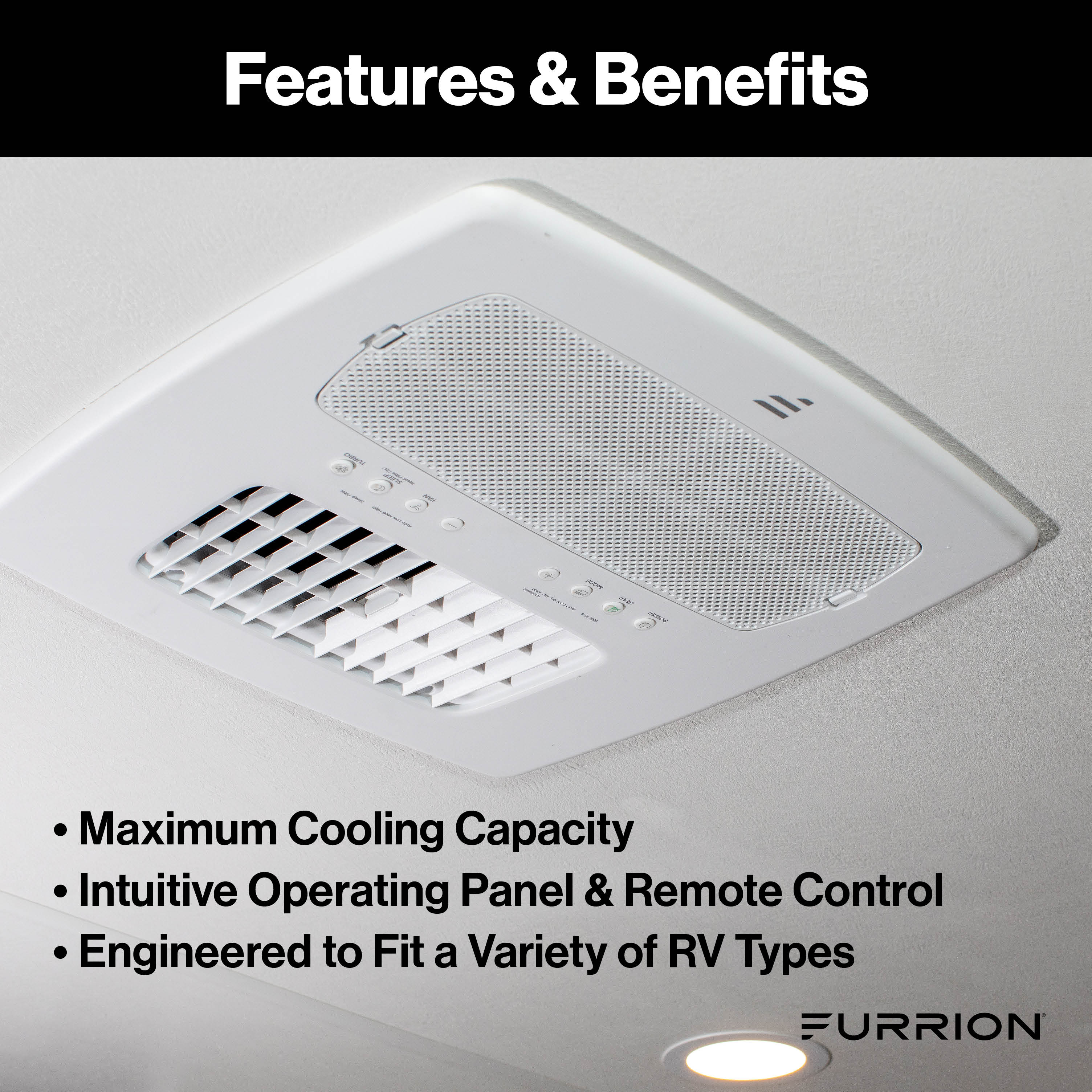 Furrion Chill® Cube 18K Variable Speed Air Distribution Box with Remote - White, Ducted #FACT18VSFA-PS-AM 2024040312