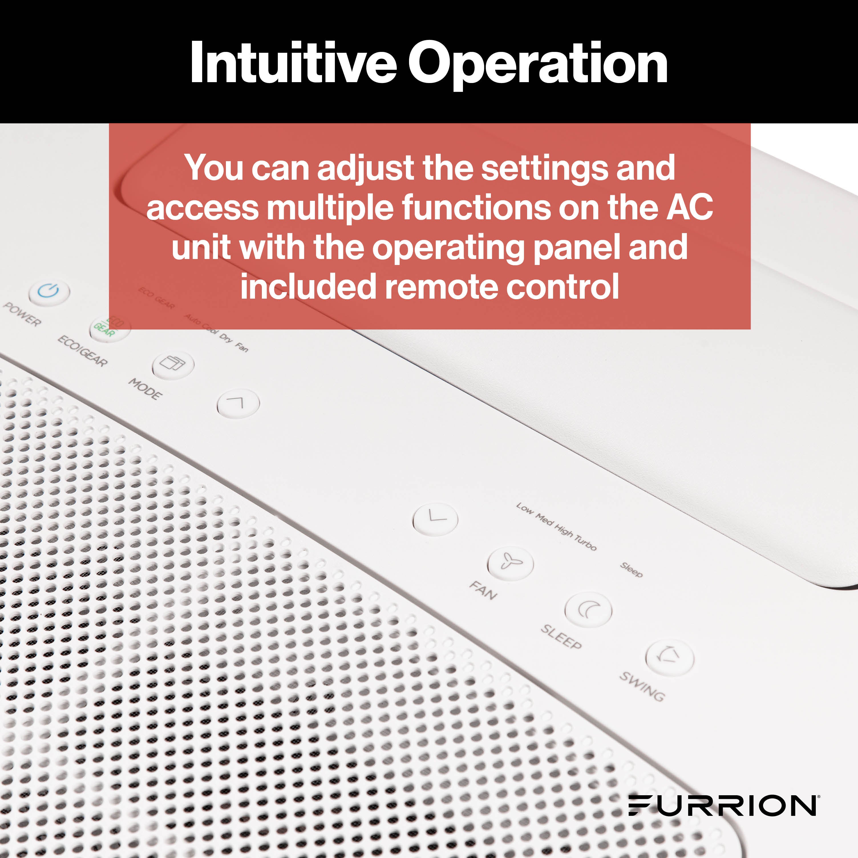 Furrion Chill® Cube 18K Variable Speed Air Distribution Box with Remote - White, Non-Ducted #FACT18MA-PS-AM 2024040311