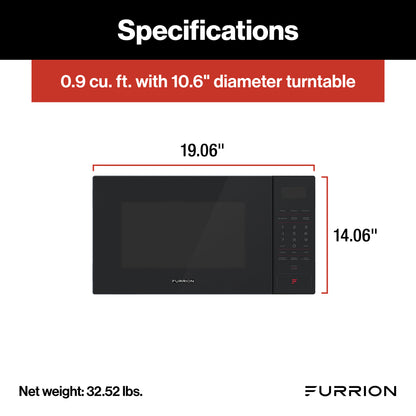 Furrion RV Microwave - 0.9 cu. ft, Black #FMSN09-BL2021123619