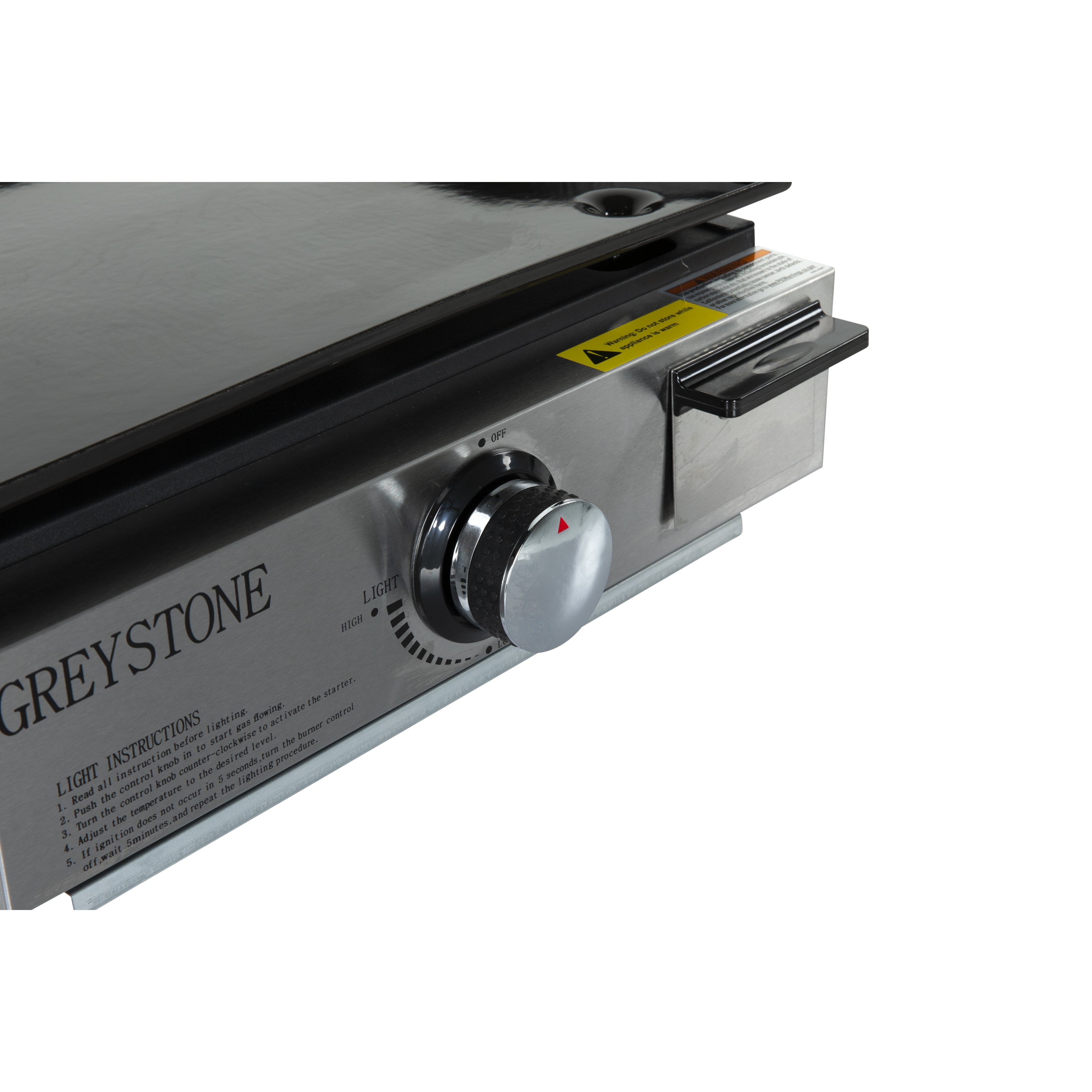 Greystone 17" Griddle/Grill Combo with Enamel Steel Cooking Plate & Grill Grate - 15,000 BTU LP Gas #BC1715D2022302115